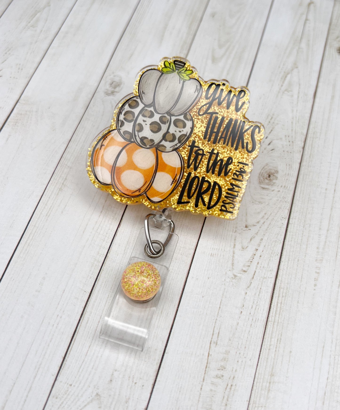 Give Thanks To The Lord Badge Reel