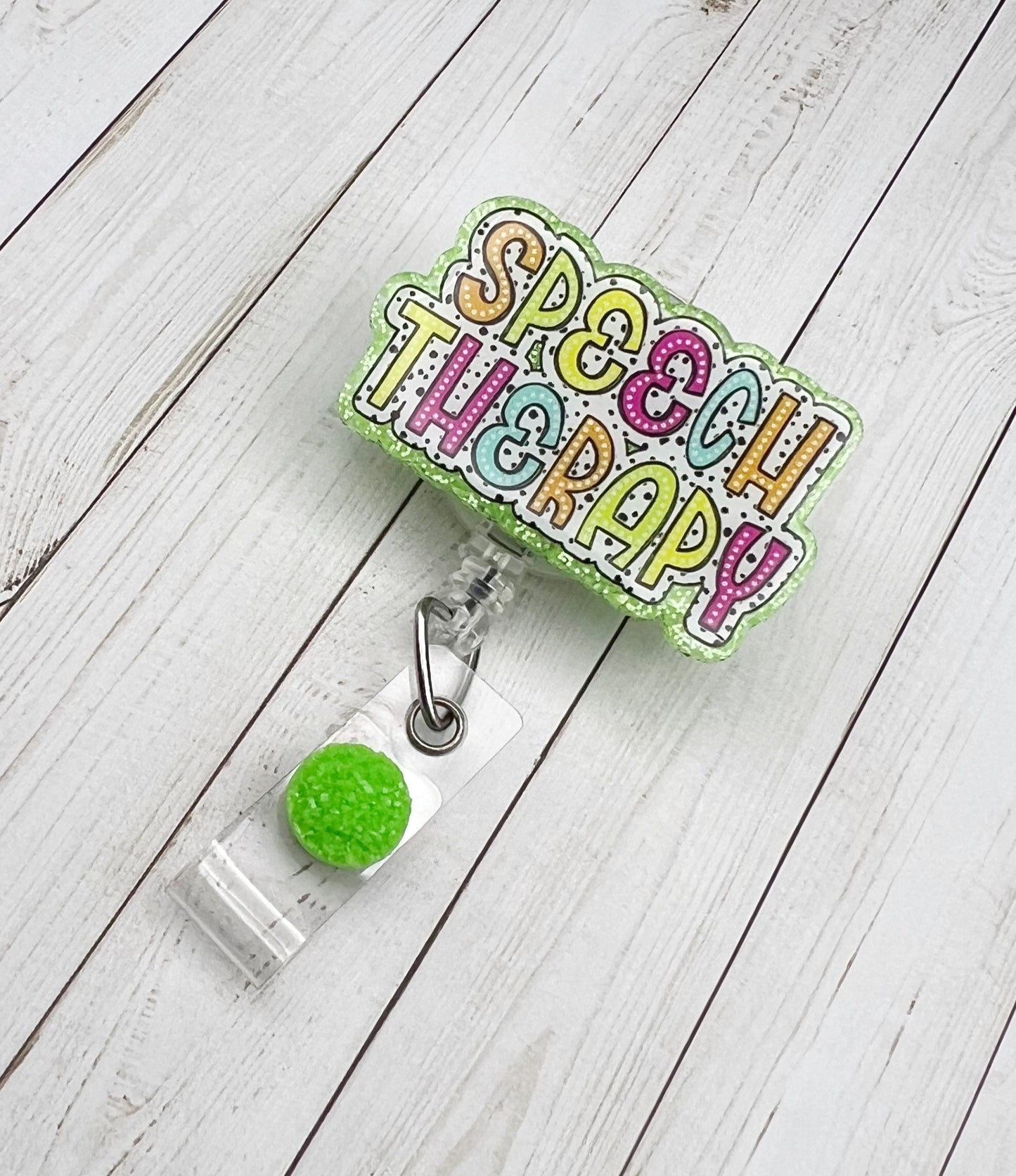 Speech Therapy Badge Reel