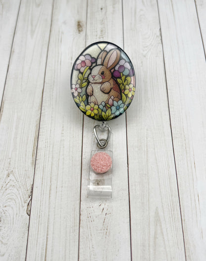 Easter Bunny Stained Glass