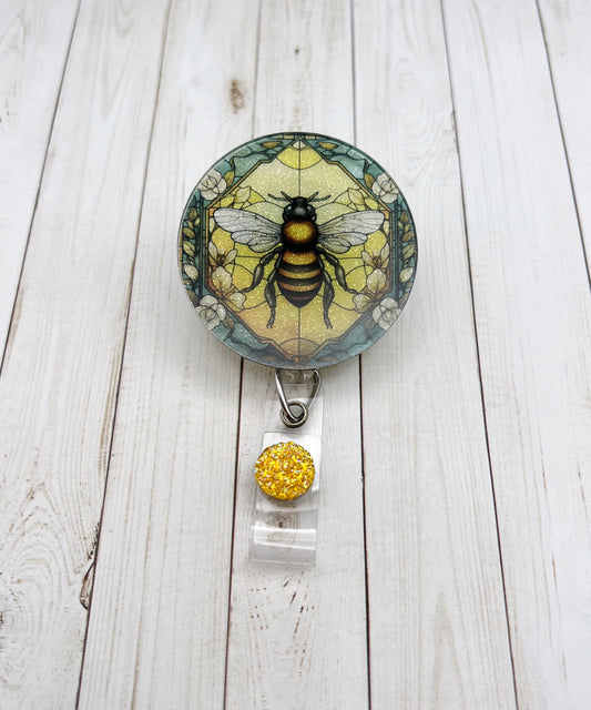 Bee Stained Glass
