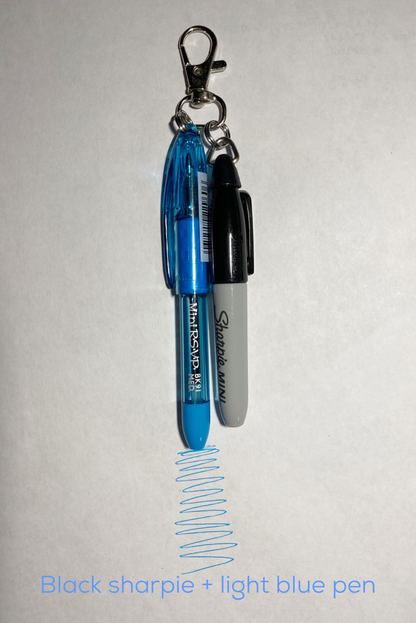 Sharpie and Pen Keychain