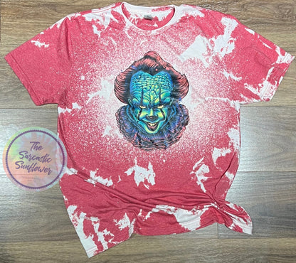 Clown Bleached RTS T-Shirt Size Large Unisex