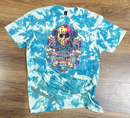 Camp Crystal Lake Bleached RTS T-Shirt Size Medium Unisex
